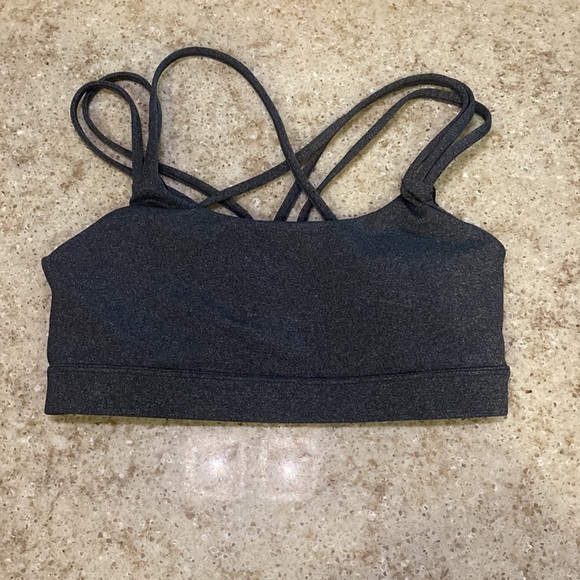 2 - GAP Grey workout Bra & Blue Workout Tank size X-Small - Picture 9 of 12